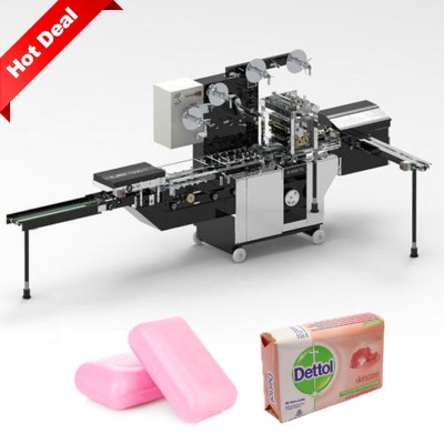 Dession automatic high speed soap wrapping machine toilet soap paper packing machine